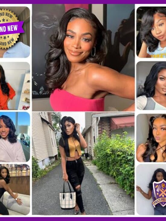Glueless Lace Front Human Hair Wig 22 Inch Body Wave Pre Plucked main image 7